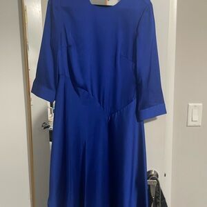 Banana Republic Royal Blue Long Sleeve Dress